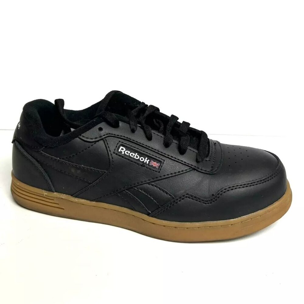 Reebok Mens Club Memt Work Sneaker Black Size 7.5 M